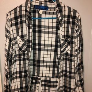 White and Black Flannel